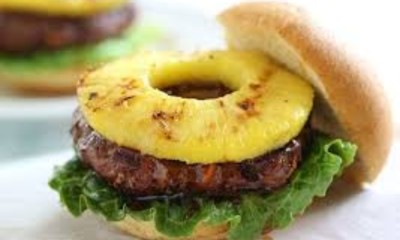 Fresh Pineapple Burger